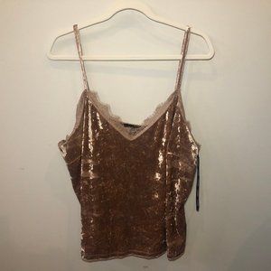 Forever 21 (3X) crushed velvet tank